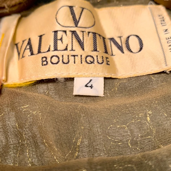 One of eight produced vintage Valentino Boutique cocktail dresses. Worn once. - Picture 6 of 6